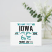 Iowa Postkarte (Stehend Vorderseite)