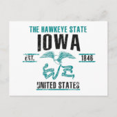 Iowa Postkarte (Vorderseite)