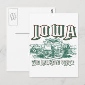 Iowa Postkarte (Vorne/Hinten)