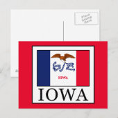 Iowa Postkarte (Vorne/Hinten)