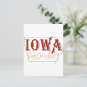 Iowa Postkarte (Stehend Vorderseite)