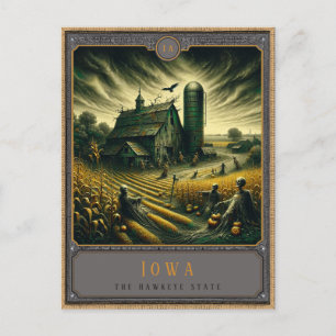 Iowa   Postkarte Gothic Art