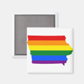 Iowa Pride Magnet (Vorderseite/Rückseite)