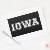 Iowa Rechteckiger Aufkleber (Umschlag)