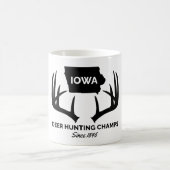 Iowa-Rotwild-Jagd-Champions Kaffeetasse (Mittel)