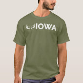 Iowa-Rotwild-Jagd T-Shirt (Vorderseite)