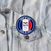 Iowa Round Emblem Button (Beispiel)