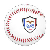 Iowa-Schild-Baseball Baseball (Vorderseite Links)