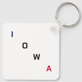 Iowa Schlüsselanhänger (Rückseite)