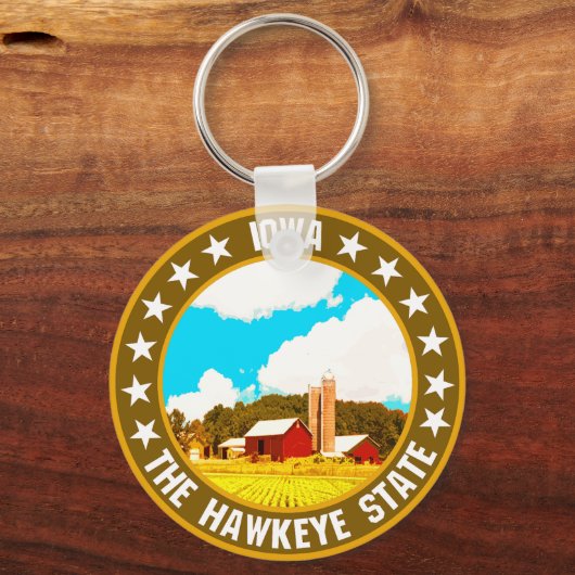 Iowa Schlüsselanhänger (Vorderseite)