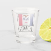 Iowa Schnapsglas (Rückseite)