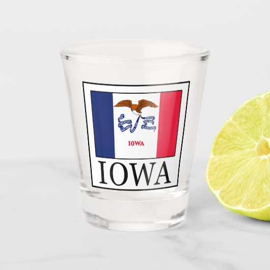 Iowa Schnapsglas (Vorderseite)