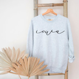 Iowa Script Staat Women's Sweatshirt