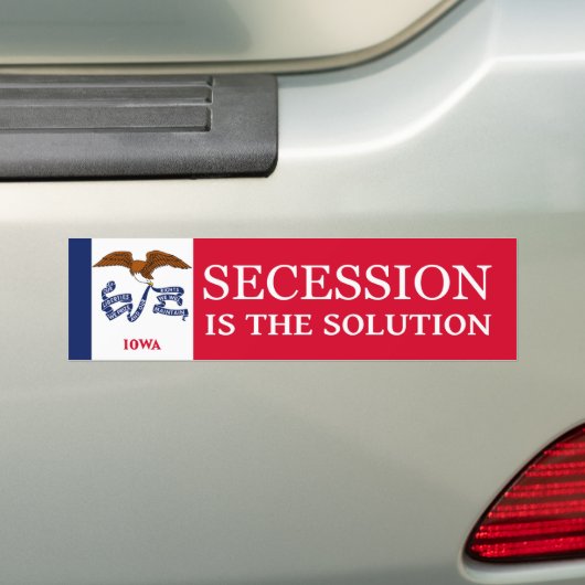 Iowa Secession Autoaufkleber (Auf Auto)