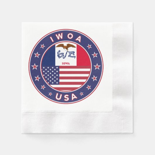 Iowa Serviette (Vorderseite)