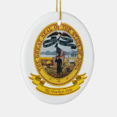 Iowa Siegel Keramik Ornament (Rechts)
