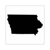 Iowa Solid Rubber Art Briefmarke Gummistempel (Prägung)