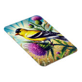 Iowa Staat Bird Eastern Goldfinch Magnet (Rechte Seite)