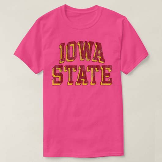 Iowa Staat Cyclones Retro Arch T-Shirt (Design vorne)