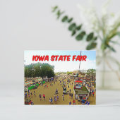 IOWA STAAT FAIR POSTKARTE (Stehend Vorderseite)