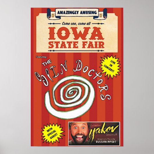 Iowa Staat Fair Tribute Poster (Vorne)