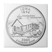 Iowa Staat Quarter Fliese (Vorderseite)