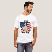 Iowa Staat Vogel T - Shirt Mittelfinger (Vorne ganz)