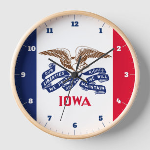 IOWA STAATE FLAG UHR