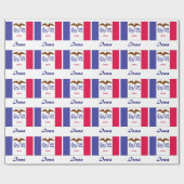 Iowa-Staats-Flagge Geschenkpapier (Flach)