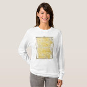 Iowa-Staats-Karten T-Shirt (Vorne ganz)