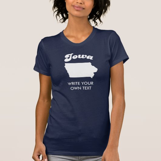 IOWA-STAATS-MOTTO-T - SHIRT T - Shirt (Vorderseite)