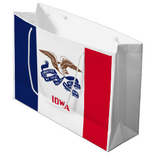 Iowa Staatsflagge Große Geschenktüte