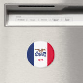 Iowa Staatsflagge Magnet (In Situ (Geschirrspüler))