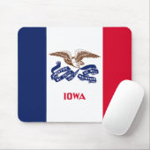 Iowa Staatsflagge Mousepad (Mit Mouse)