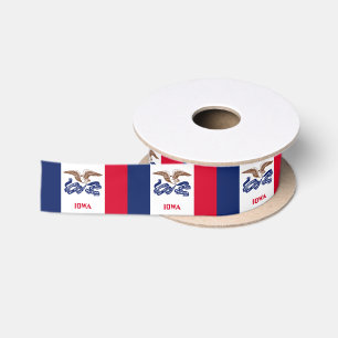 Iowa Staatsflagge Satinband