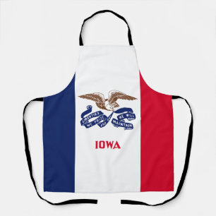 Iowa Staatsflagge Schürze
