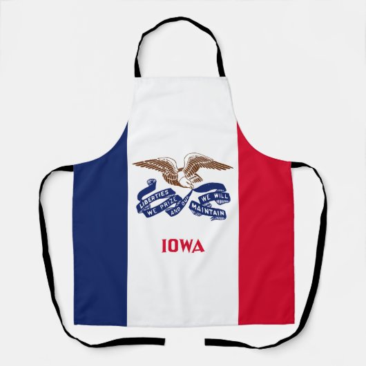 Iowa Staatsflagge Schürze (Vorderseite)
