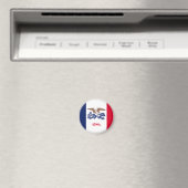 Iowa Staatsflagge USA Magnet (In Situ (Geschirrspüler))