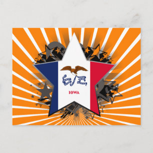 Iowa Star Postkarte