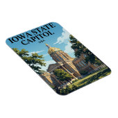 Iowa State Capitol USA Magnet (Rechte Seite)