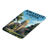 Iowa State Capitol USA Magnet (Linke Seite)