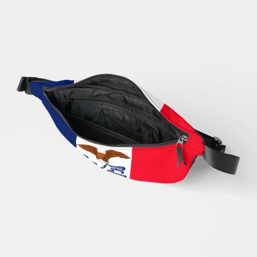 Iowa State Flag Design Bauchtasche (Offen)