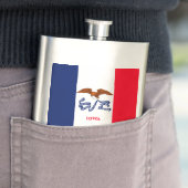 Iowa State Flag Design Flachmann (Beispiel)