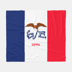 Iowa State Flag Design Fleecedecke