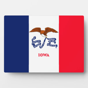 Iowa State Flag Design Fotoplatte
