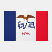 Iowa State Flag Design Fußmatte (Vorderseite)