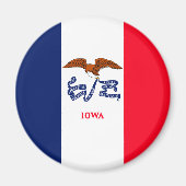 Iowa State Flag Design Magnet (Vorne)