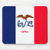 Iowa State Flag Design Mousepad (Vorne)