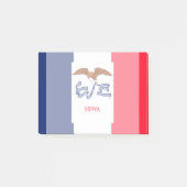 Iowa State Flag Design Post-it Klebezettel (Vorderseite)