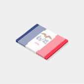 Iowa State Flag Design Post-it Klebezettel (angewinkelt)